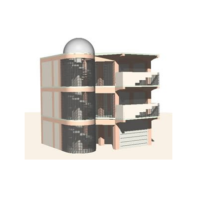 Deptos de 2 recamaras  de 3 niveles (modelo en 3d)