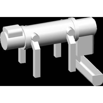Decanter horizontal 3d