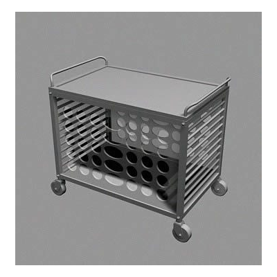 Carro de super mercado 3d