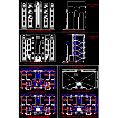 Plano  edificio de vivienda
