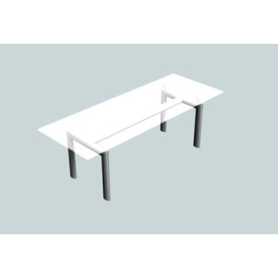 3d furniture models - le corbusier