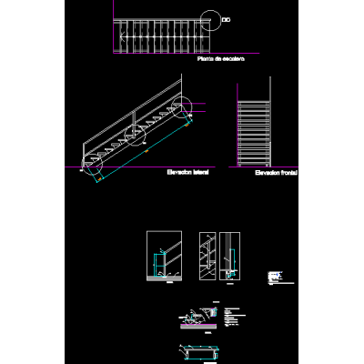 Escalera y detalles