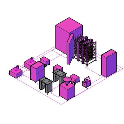 Planta de embutidos 3d