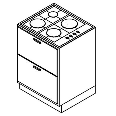 Gabinete de Cocina con Anafe