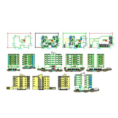 Proyecto de Edificio Residencial de Seis Niveles