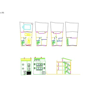 Vivienda unifamiliar 4 niveles