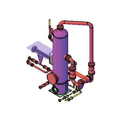 Separador de liquido 3d