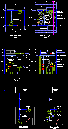 Ecological Bathroom In DWG | CAD library