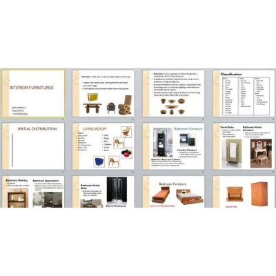 Tipos de muebles - estilos de muebles ppt