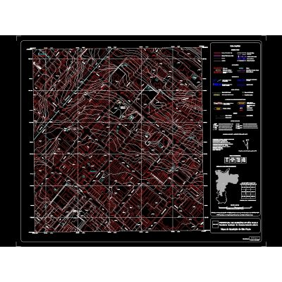 Hoja del municipio sp 3332-152 completa dxf