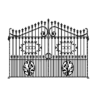 wrought iron gate