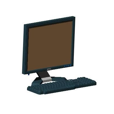 Monitor dell flat 17 3d