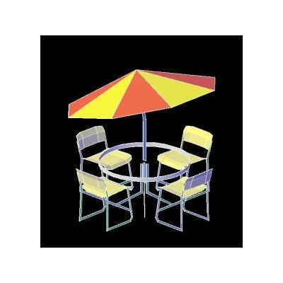 3d garden table
