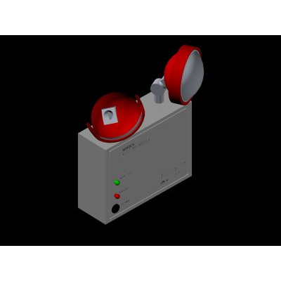 Lampara de emergencia 3d