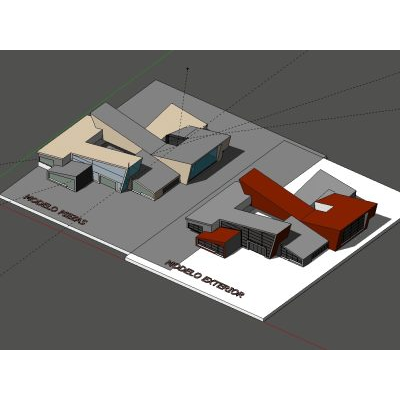 Biblioteca completa  vista 3d skepchup