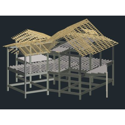 Estructura Metalica Completa 3D