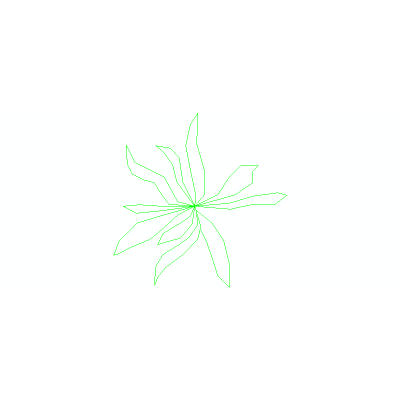 Planta 2D En Vista Superior