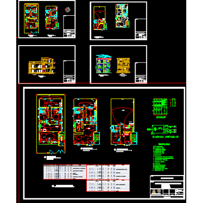 Plan of electrical installations