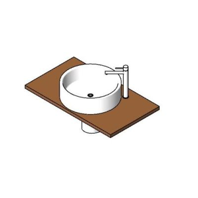 Lavabo modero 3d