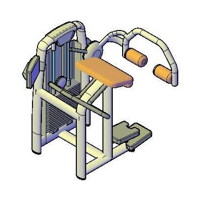 Maquina gluteos 3d