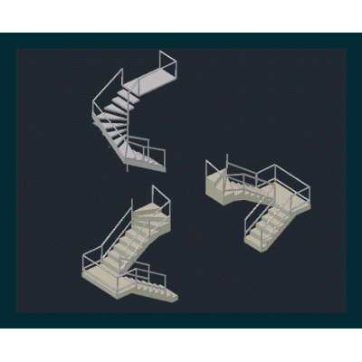 Escaleras 3d
