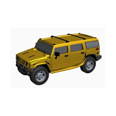 Camioneta hummer 3d