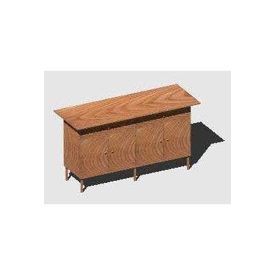 Gabinete de Madera Elegante