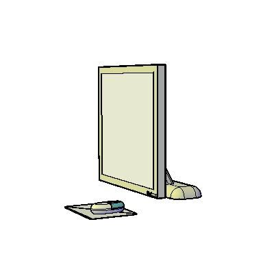 Monitor y mouse 3d