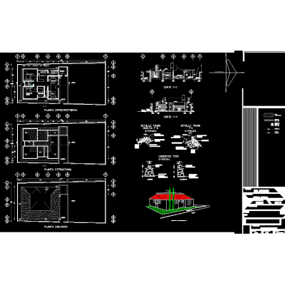 Permission plan - two-bedroom house