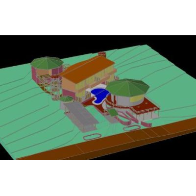 Hotel ecologico 3d