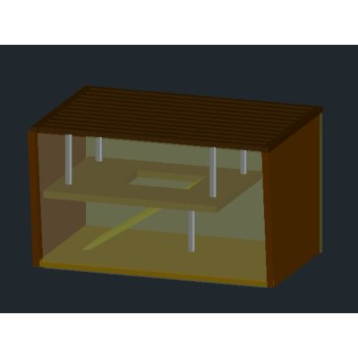 Casa para erizos proyectada a impresora 3d