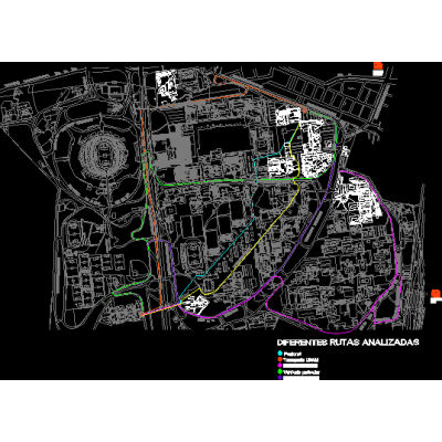 Mapa de ciudad universitaria    u.n.a.m.