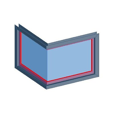 Abertura 3d1 - ventana esquinera 3d