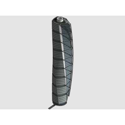 Modelado 3D del Turning Torso