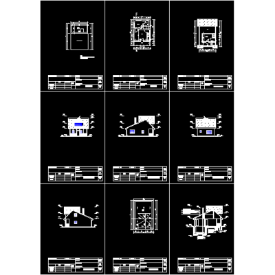 Plano de Vivienda Moderna de Dos Niveles