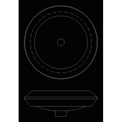 Lavabo Circular Moderno