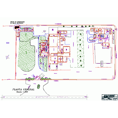 Wastewater Treatment Plant Schematic