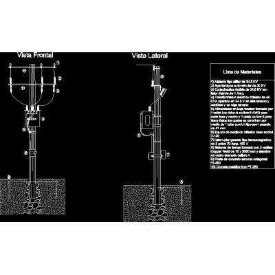 pole type substation