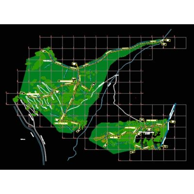 Planos planta de proyecto de riegos