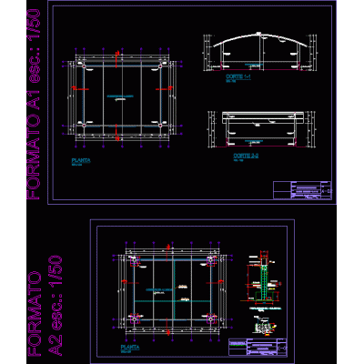 Dining room - metallic construction system