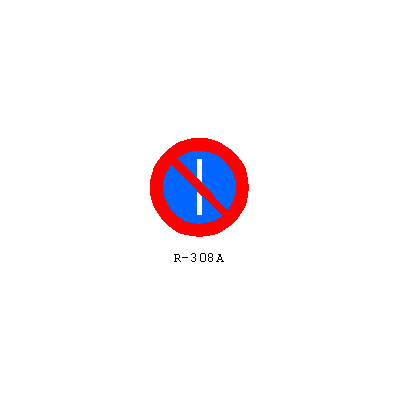 Senales de trafico - r-308a