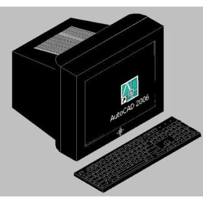Monitor - teclado 3d