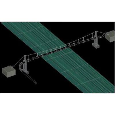 Pase aereo de tuberia de agua hdep 10