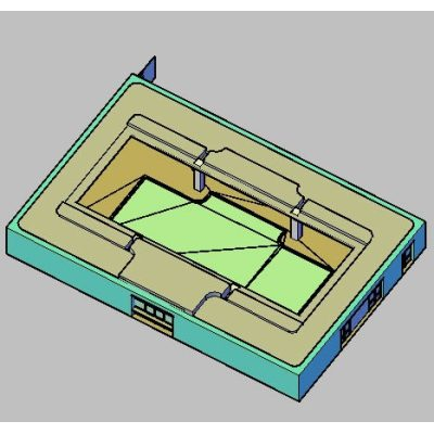 Piscina Techada Lujo 3D