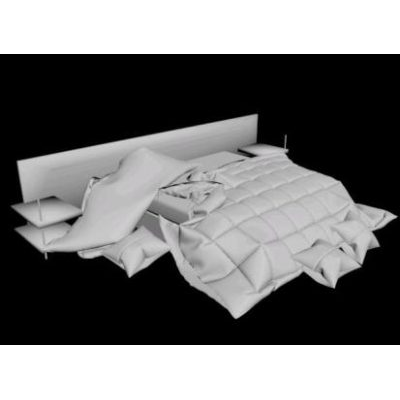 Diseno de cama edredon 3d