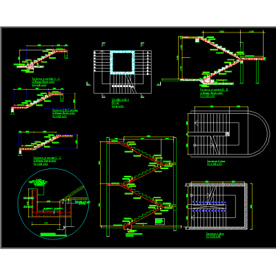 Escaleraproyecto de escalera - detalles