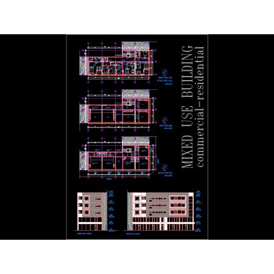 Edificio de uso mixto - departamentos y comercio