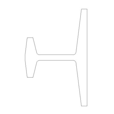 Perfil de Montante para Ventanas Fijas