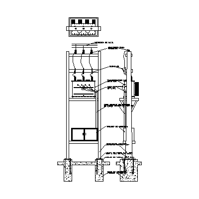 Electrical substation detail