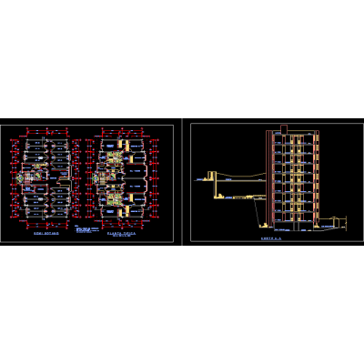 Edificio multifamiliar de 9 pisos
